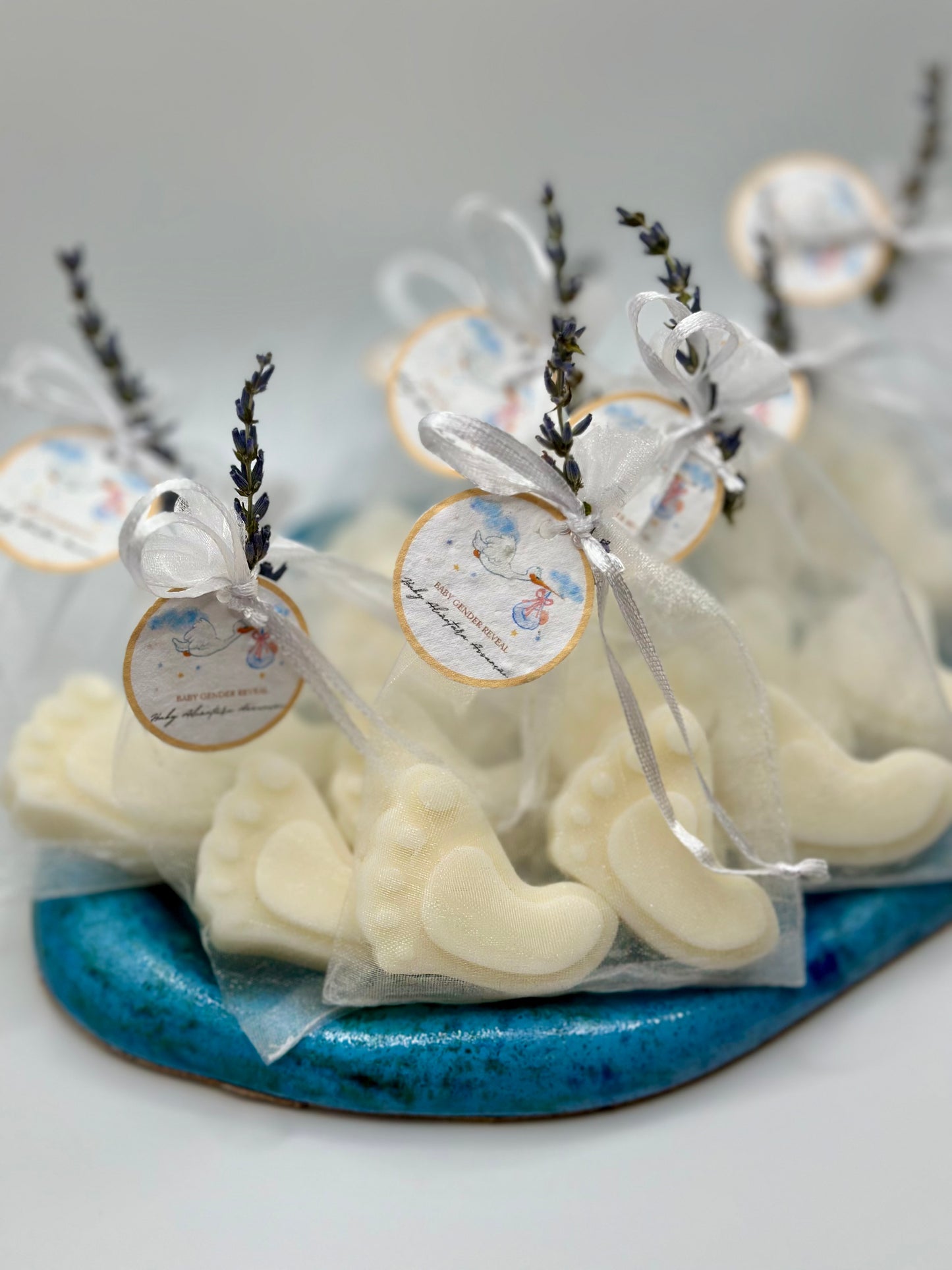 Personalised Baby Foot Wax Melts – Perfect for Baby Showers, Baby Gender Reveal ✨